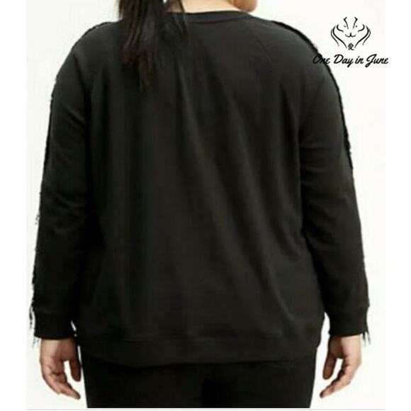 Levis Reese Crewneck Black Western Pullover Size 3X - Picture 2 of 4